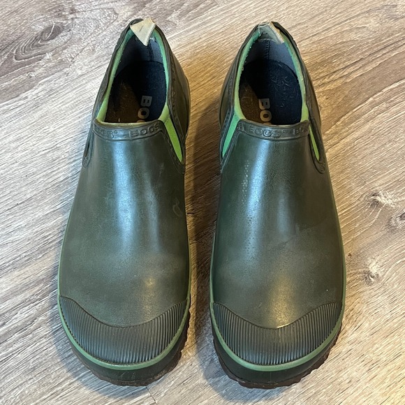 Bogs Rue Garden Green Gum Ankle Rain Boots Womens 11 EU 42 - Picture 2 of 9